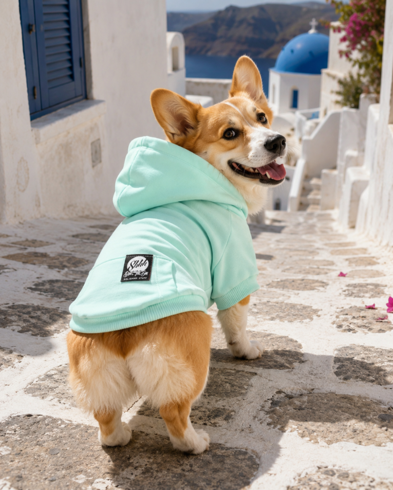 DOGWEAR HOODIE 2 Pistachio Shhh - bluza z kapturem dla Psa