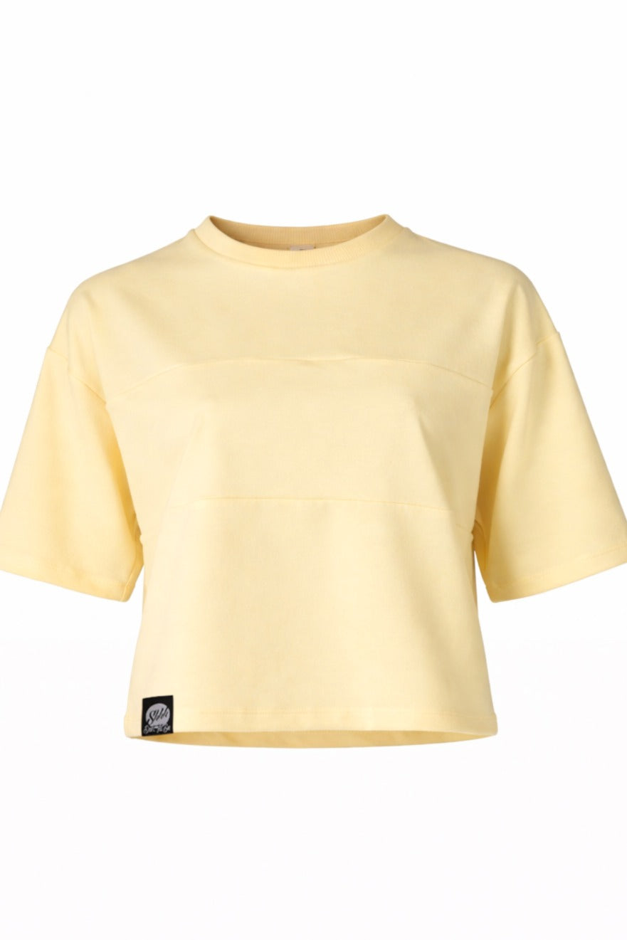 Damska Koszulka Dresowa Cropped "Butter" – Summer Essence - Polishh stuff