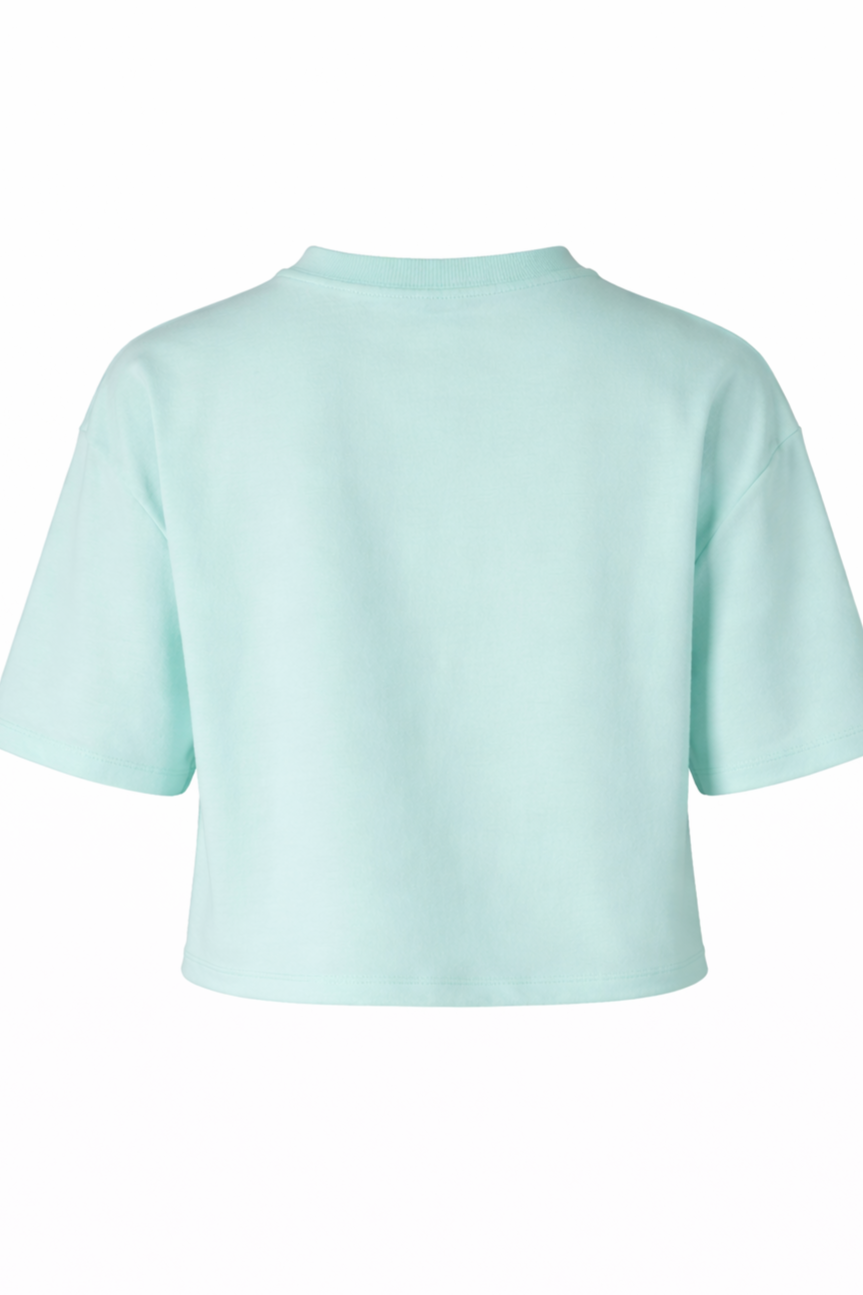 Damska Koszulka Dresowa Cropped "Pistachio" – Summer Essence - Polishh stuff