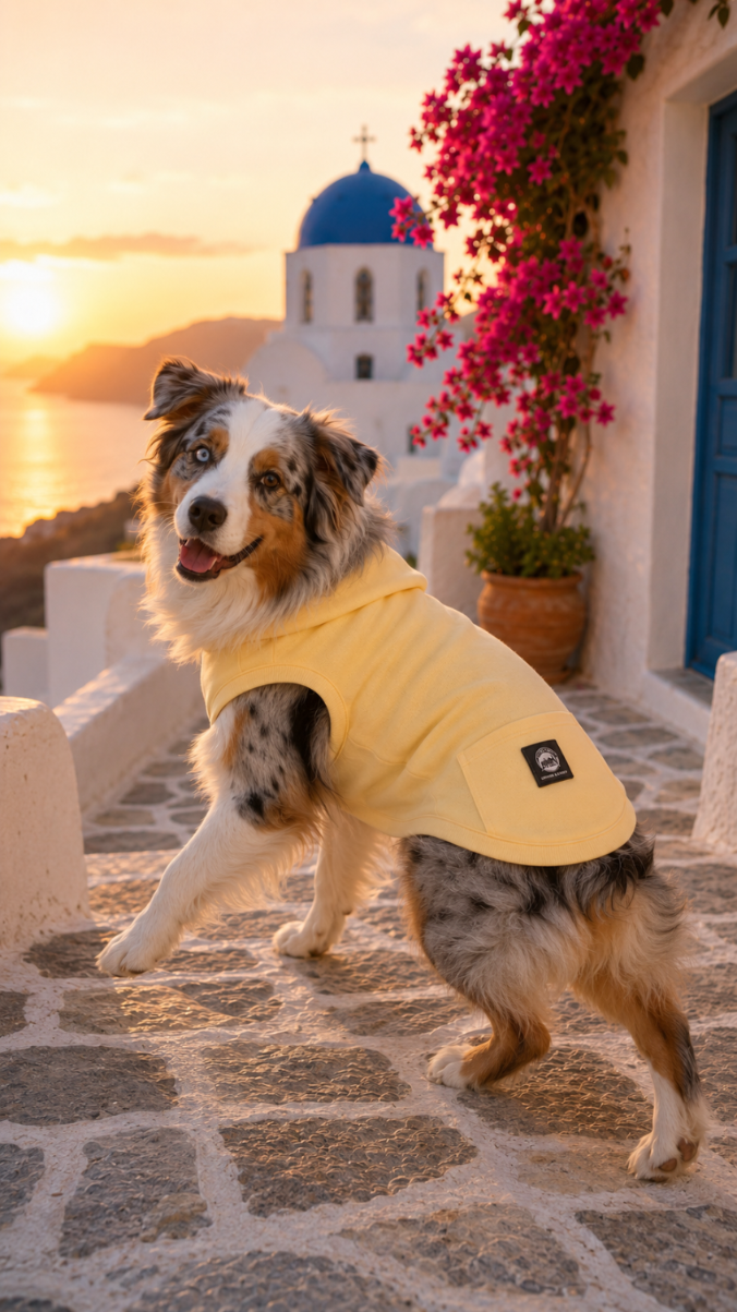 DOGWEAR 1 Yellow Shhh - dres dla Psa