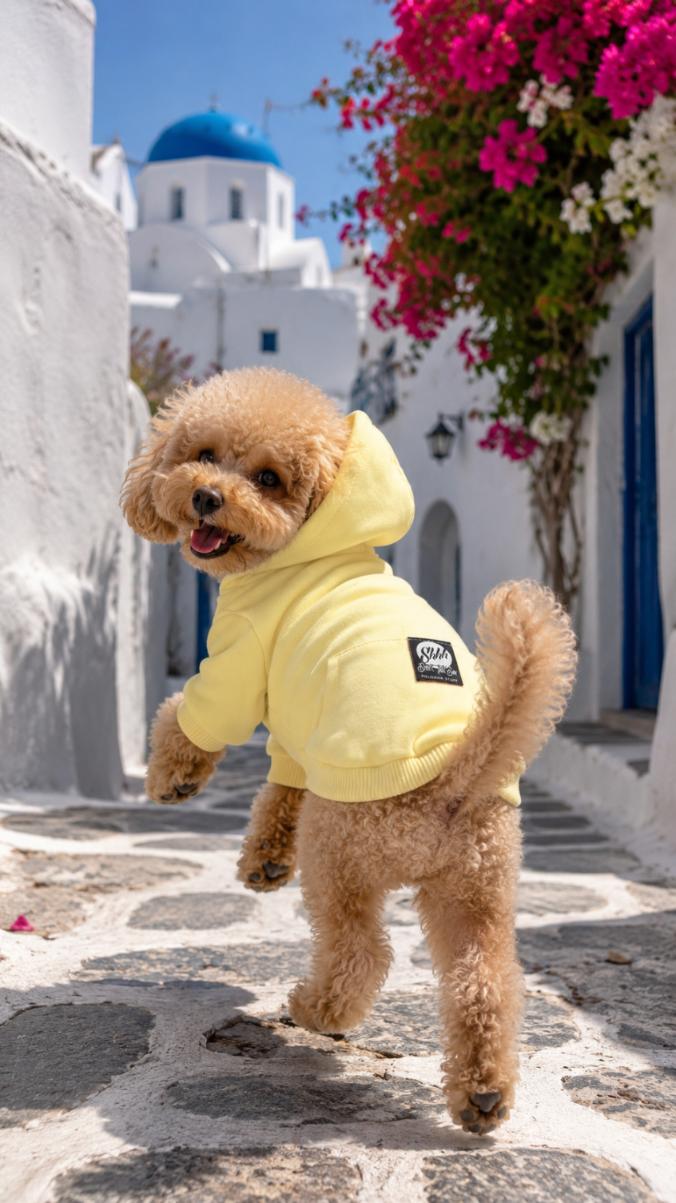 DOGWEAR HOODIE 2 Yellow - bluza z kapturem dla Psa