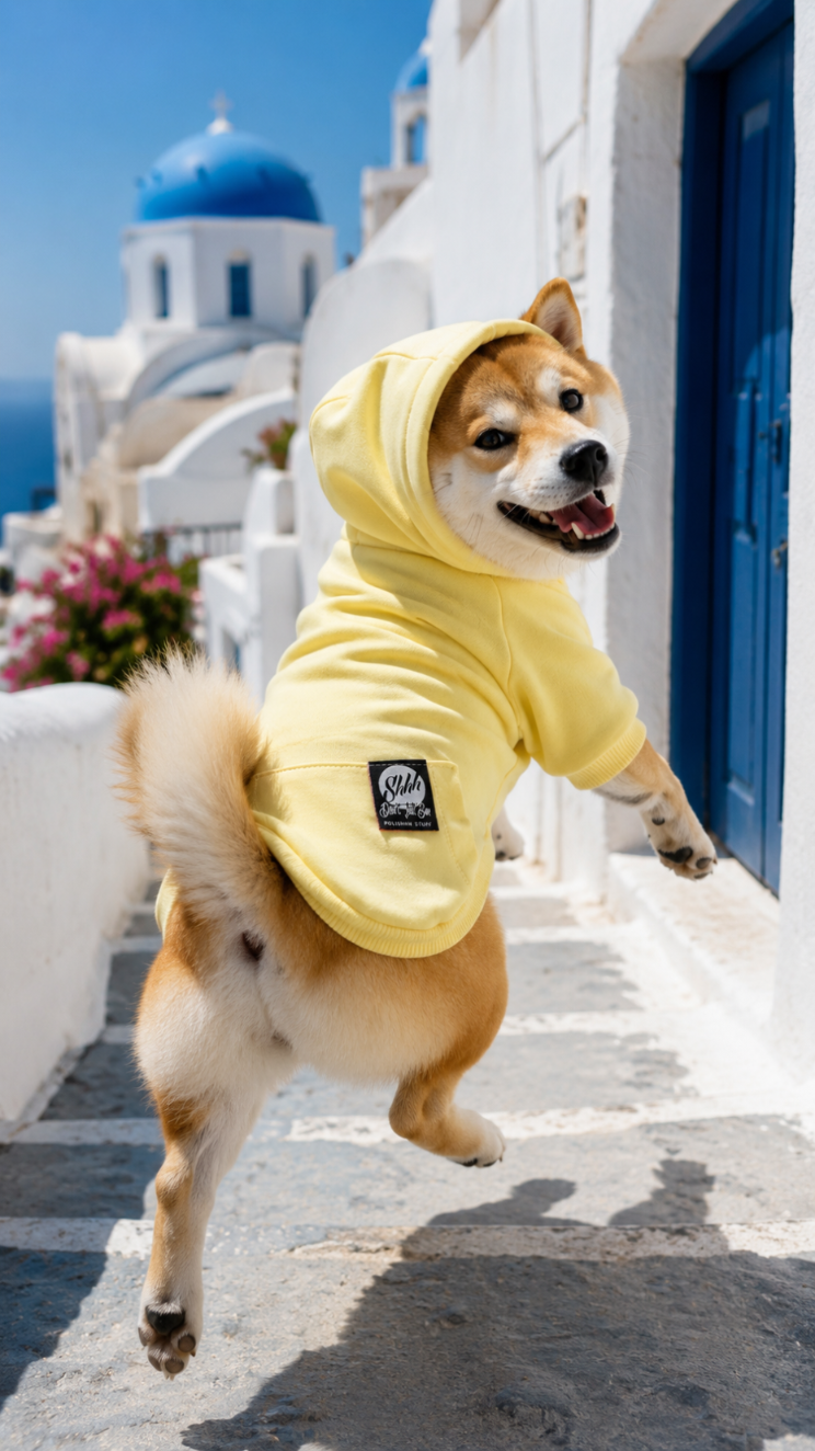 DOGWEAR HOODIE 2 Yellow - bluza z kapturem dla Psa