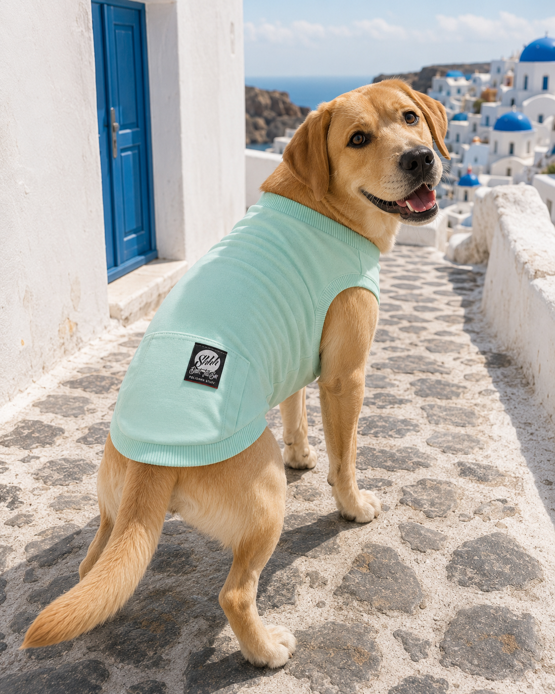 DOGWEAR 1 Pistachio Shhh - dres dla Psa