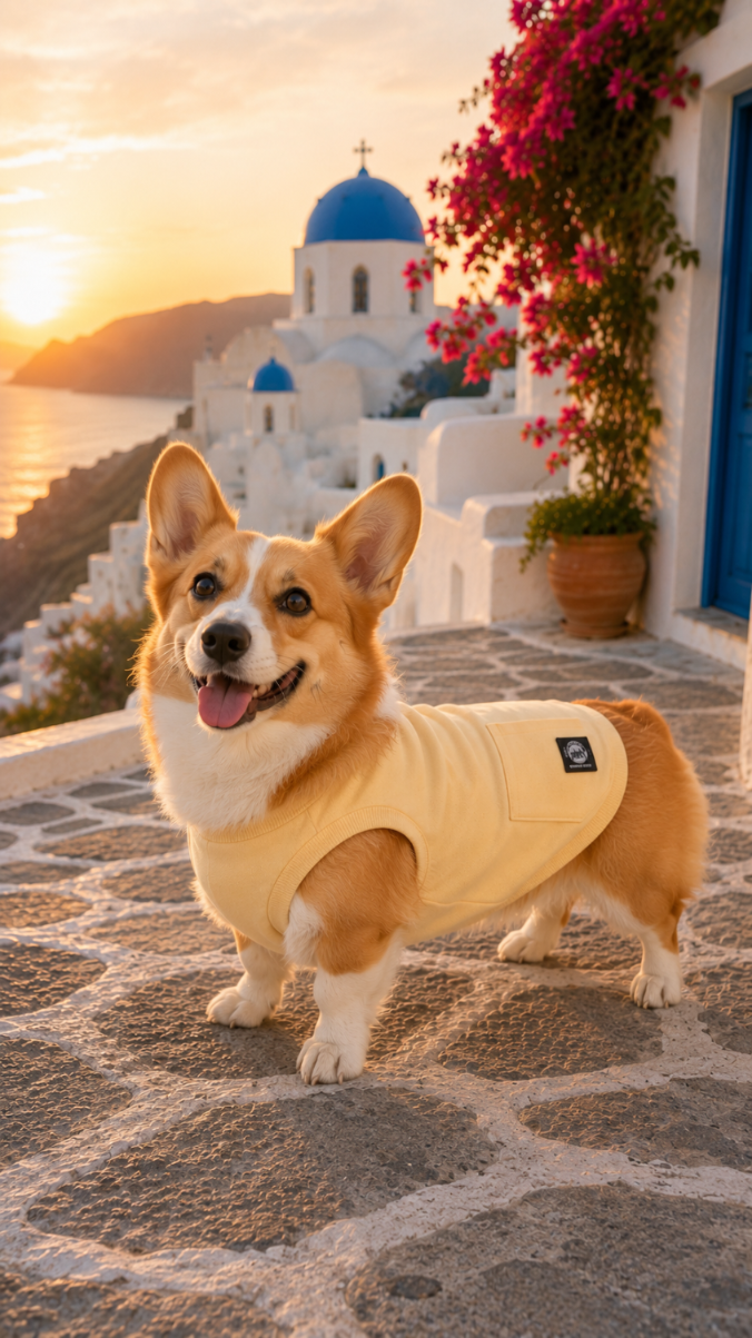 DOGWEAR 1 Yellow Shhh - dres dla Psa