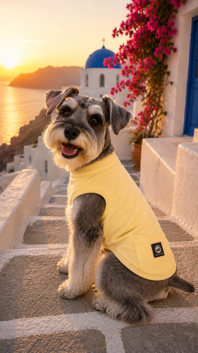 DOGWEAR 1 Yellow Shhh - dres dla Psa