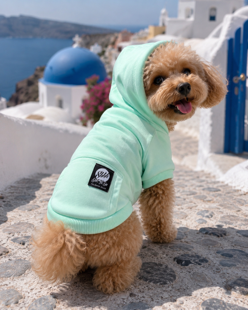 DOGWEAR HOODIE 2 Pistachio Shhh - bluza z kapturem dla Psa