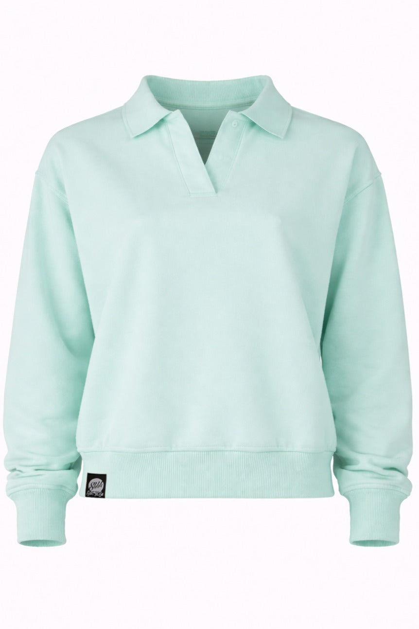 Damska Bluza Polo "Pistachio" – Resort Vibe - Polishh stuff