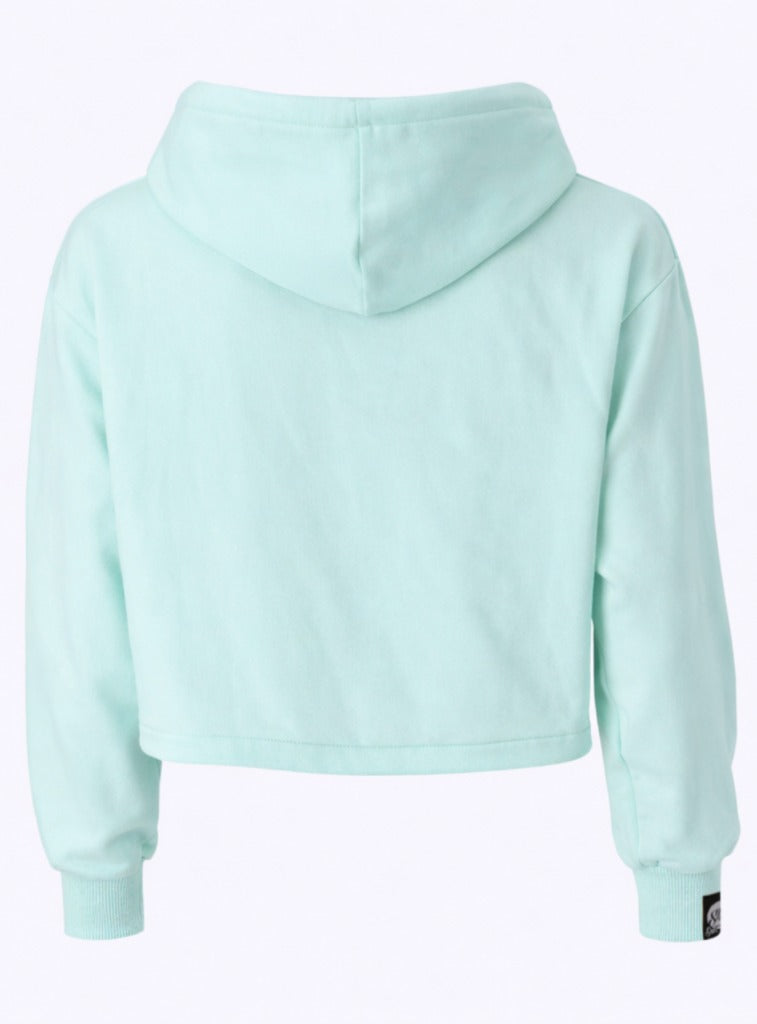 Damska Rozpinana Bluza HOODIE ZIP 5 "Pistachio" – Utility Chic - Polishh stuff