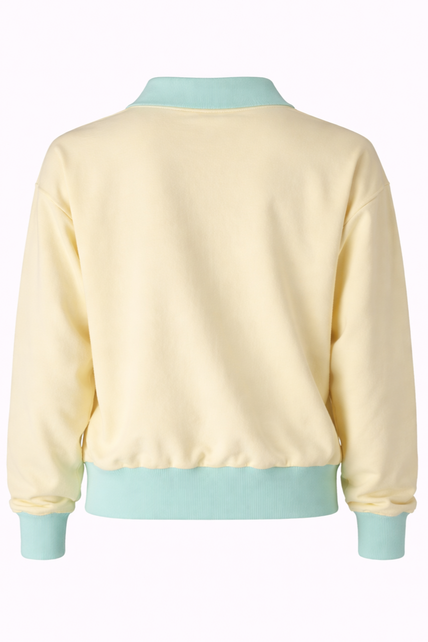 Damska Bluza Polo "Butter Pistachio" – Resort Vibe - Polishh stuff