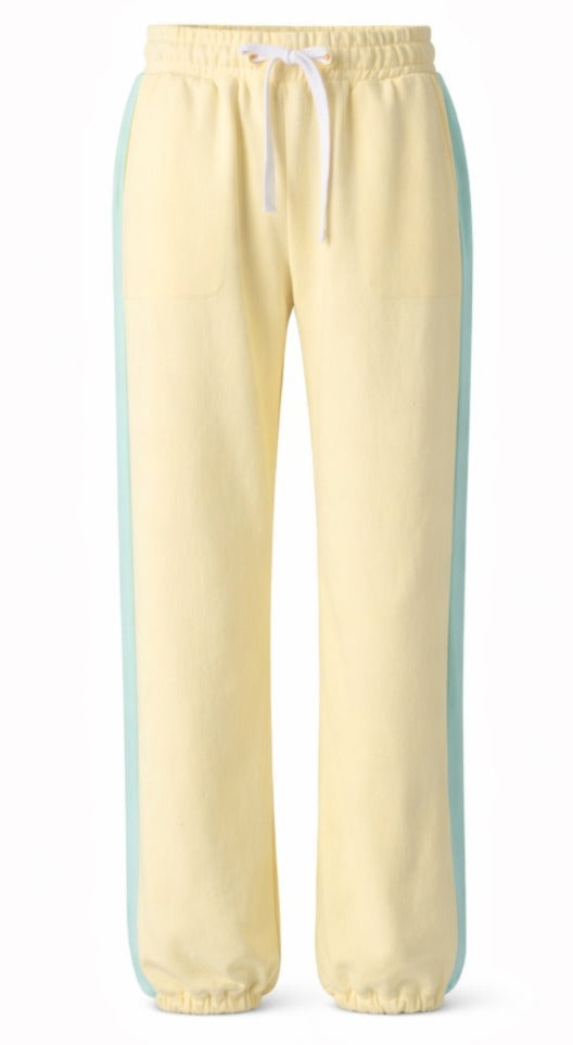 Damskie Spodnie Dresowe SWEATS 1 "Lemon & Pistachio" – Adjustable Fit - Polishh stuff