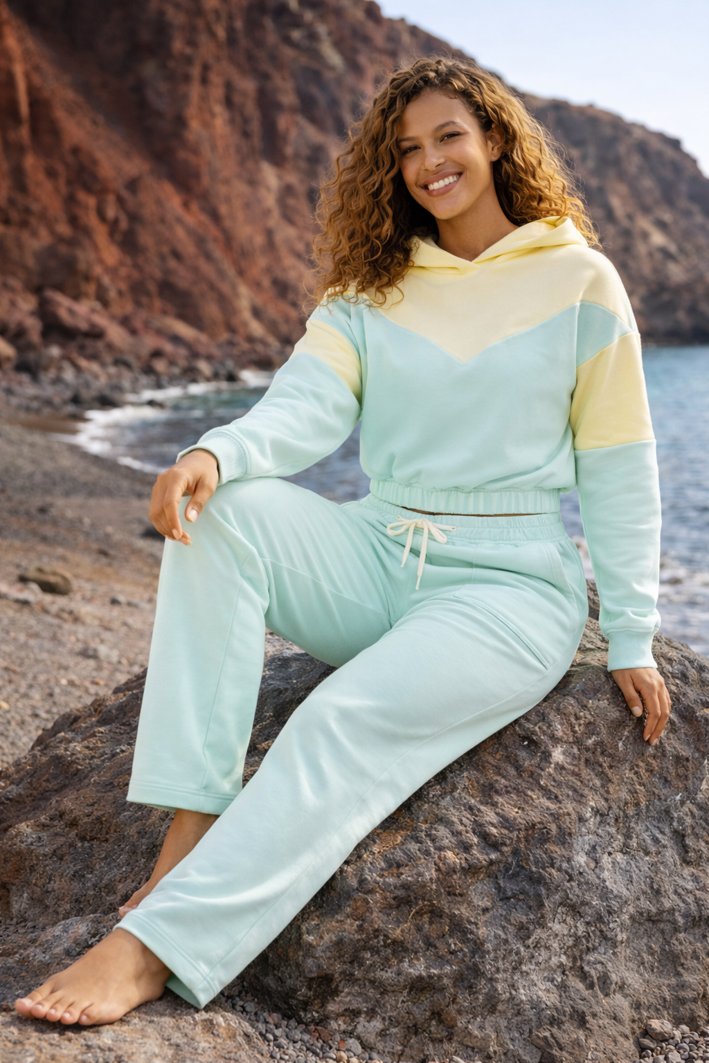 Damskie Spodnie Dresowe SWEATS 1 "Pistachio" – Adjustable Fit - Polishh stuff