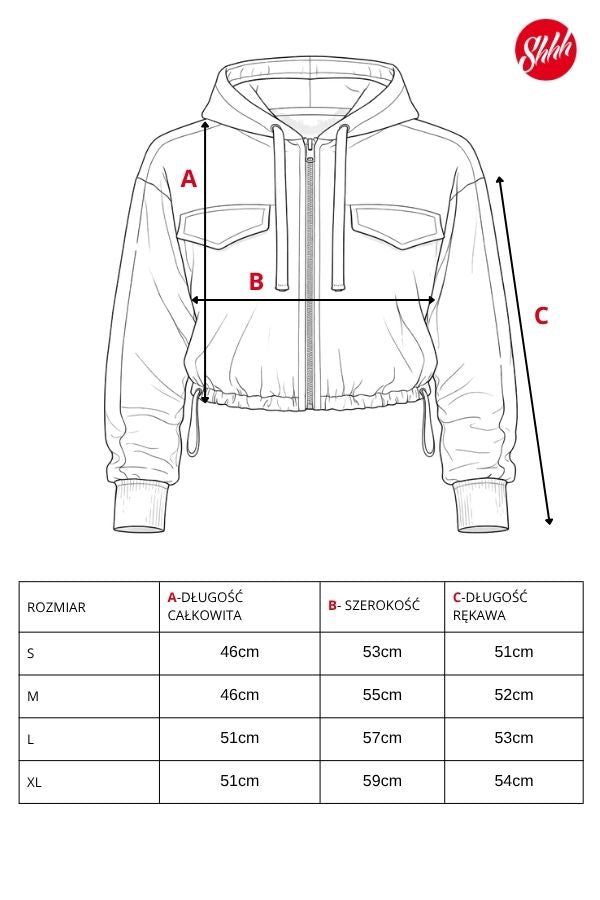 Damska Rozpinana Bluza HOODIE ZIP 5 "Pure Lemon" – Utility Chic - Polishh stuff