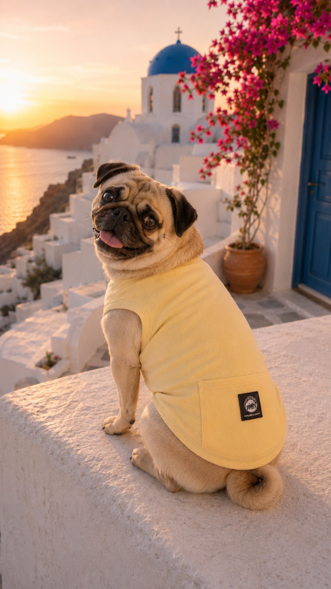 DOGWEAR 1 Yellow Shhh - dres dla Psa