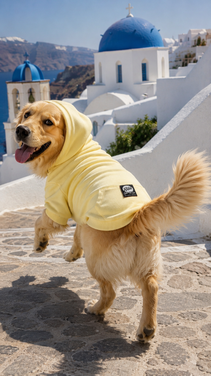 DOGWEAR HOODIE 2 Yellow - bluza z kapturem dla Psa
